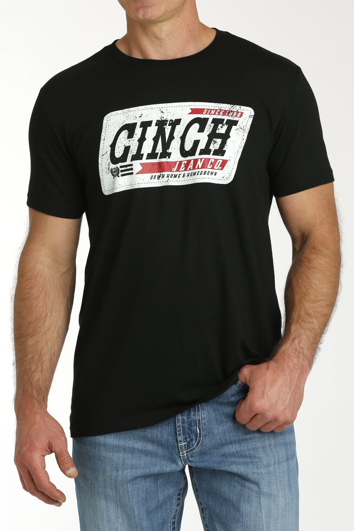 Cinch Men's Black Tee