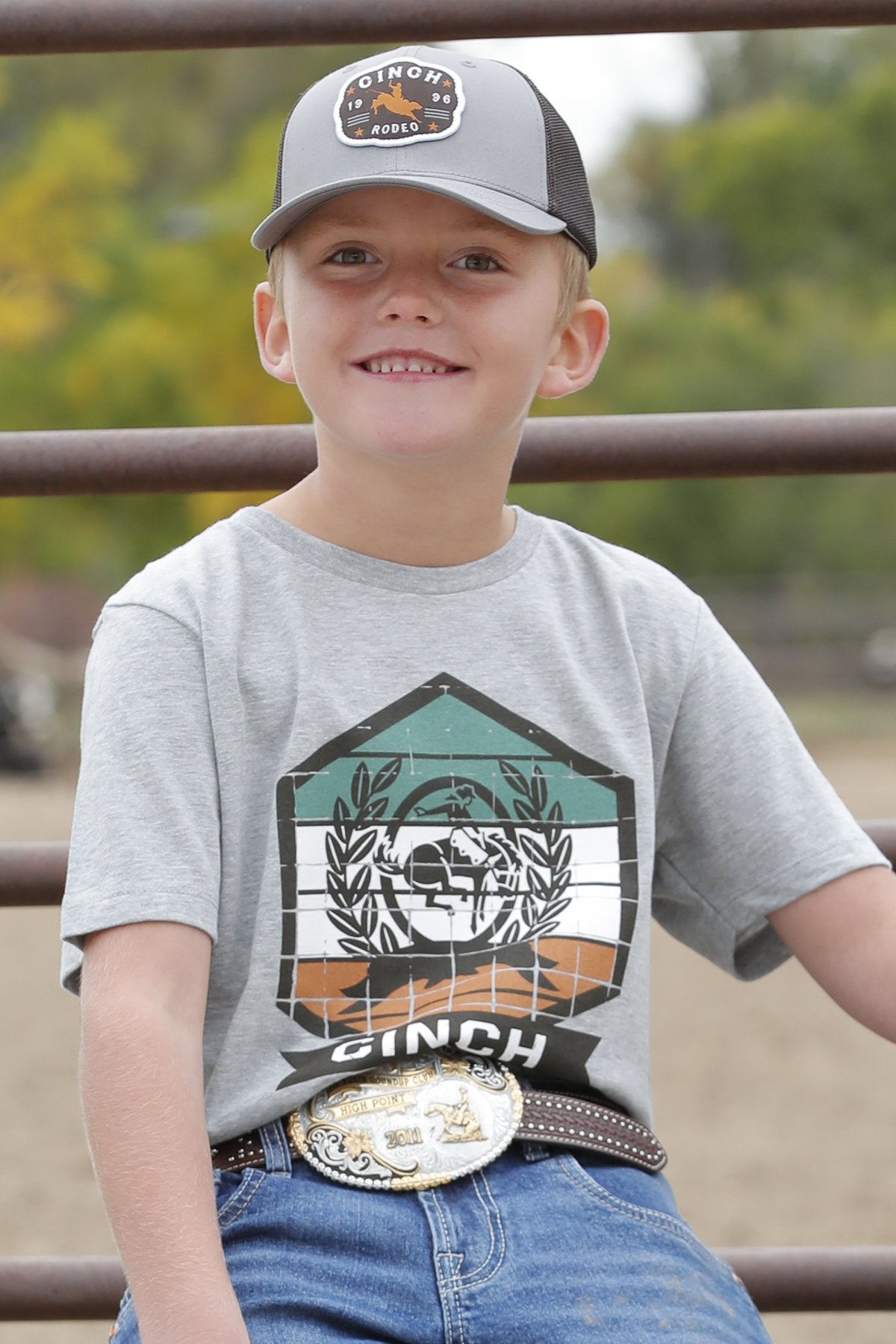 Cinch Boy's Logo Tee