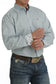 Cinch Men's Light Blue Medallions Button Down Shirt