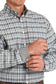 Cinch Men's Plaid White/Blue/Khaki Button-Down Shirt