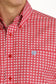 Cinch Men's Medallion Print Short Sleeve Button Down Red Shirt