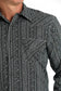 Cinch Men's Modern Fit Black Snap Western Shirt