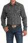 Cinch Men's Modern Fit Black Snap Western Shirt