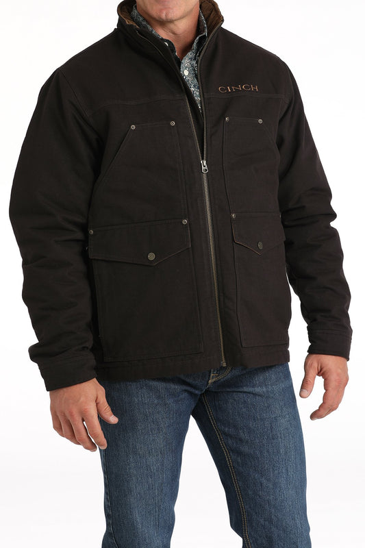 Cinch Concealed Carry Canvas Jacket in Brown