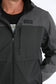 Cinch Hooded Softshell Jacket in Black