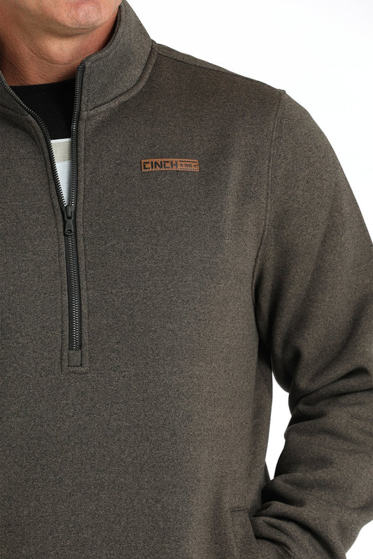 Cinch Men's Brown 1/2 Zip Pullover