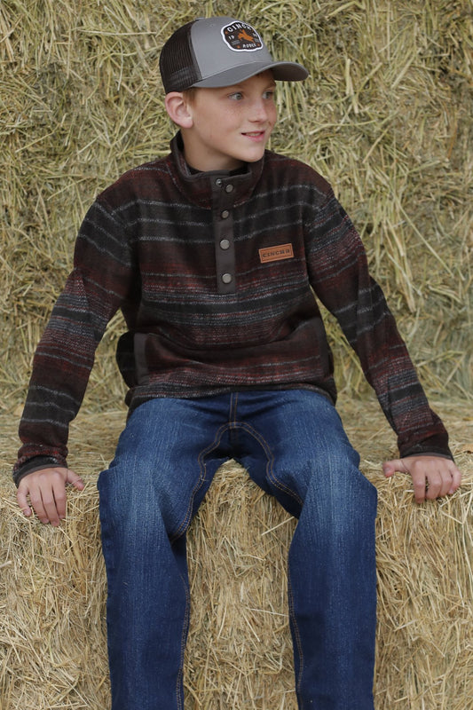 Cinch Boy's Match Dad Fleece Pullover