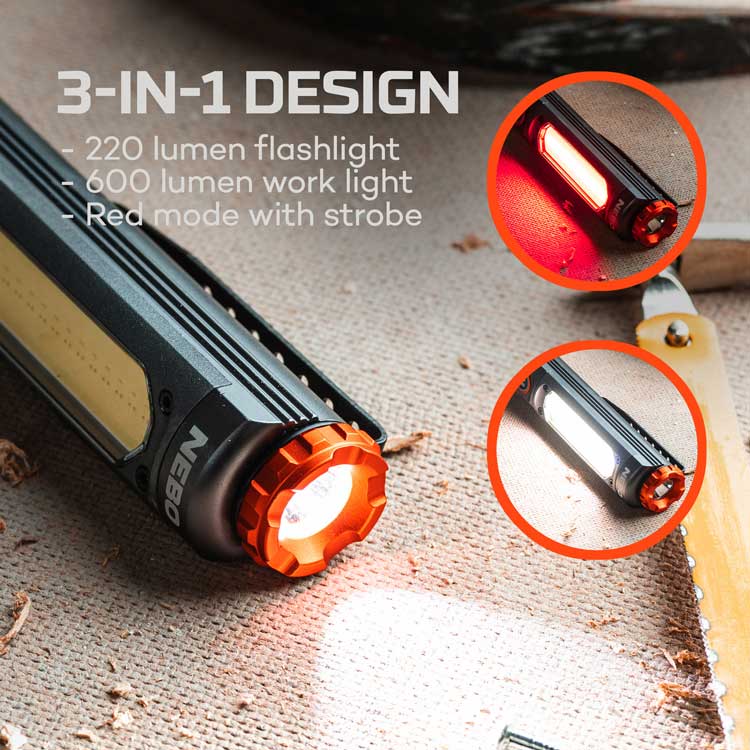 NEBO Big Larry 600 Rechargeable Work light
