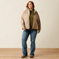 Ariat Logo Softshell Print Jacket in Faded Leopard