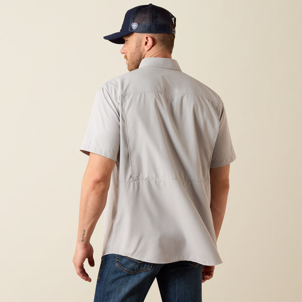 Ariat VentTEK Outbound Classic Fit Shirt in Light Gray