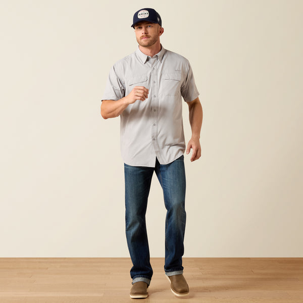 Ariat VentTEK Outbound Classic Fit Shirt in Light Gray
