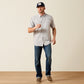 Ariat VentTEK Outbound Classic Fit Shirt in Light Gray