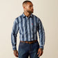 Ariat FR Carlton Snap Work Shirt in Navy