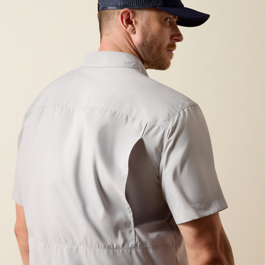 Ariat VentTEK Outbound Classic Fit Shirt in Light Gray