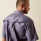 Ariat Printed Western VentTEK Classic Fit Snap Shirt in Dark Denim