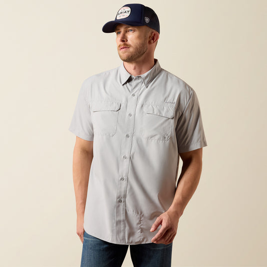 Ariat VentTEK Outbound Classic Fit Shirt in Light Gray