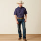 Ariat Pro Series Bernard Classic Fit Shirt in Evening Blue Check
