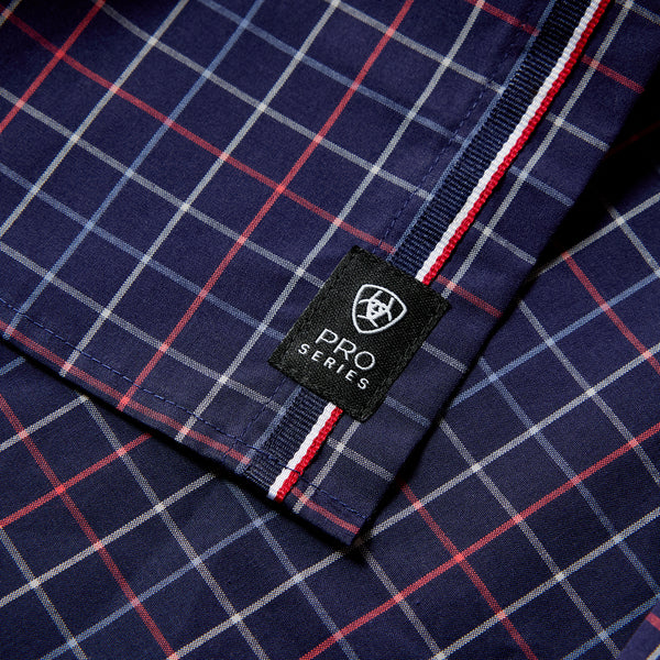 Ariat Pro Series Bernard Classic Fit Shirt in Evening Blue Check