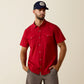 Ariat FrontierTough VentTEK Western Fitted Snap Shirt in Scarlet Sage