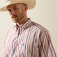 Ariat Pro Series Neil Classic Fit Shirt in Key Largo Blue Stripe