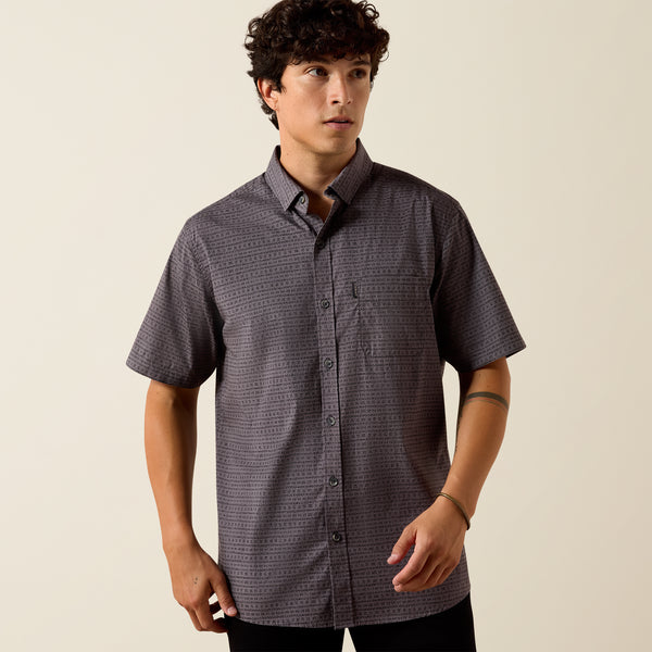 Ariat Maxus Modern Fit Shirt in Nightshadow Arrow Stripe