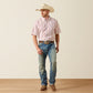 Ariat Pro Series Neil Classic Fit Shirt in Key Largo Blue Stripe