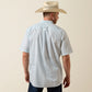 Ariat Wrinkle Free Welsh Classic Fit Shirt in White Multi Geo Print