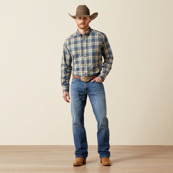 Ariat Pro Series Welch Classic Fit Shirt in Dark Blue
