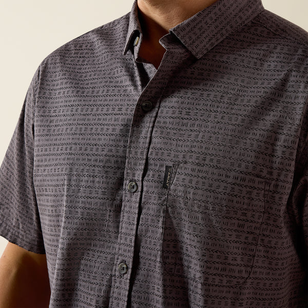 Ariat Maxus Modern Fit Shirt in Nightshadow Arrow Stripe