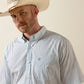 Ariat Wrinkle Free Welsh Classic Fit Shirt in White Multi Geo Print