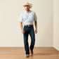 Ariat Wrinkle Free Welsh Classic Fit Shirt in White Multi Geo Print