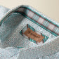 Ariat Wrinkle Free Welsh Classic Fit Shirt in White Multi Geo Print