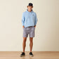 Ariat The Weekender 6" Shorts in Gray Camo