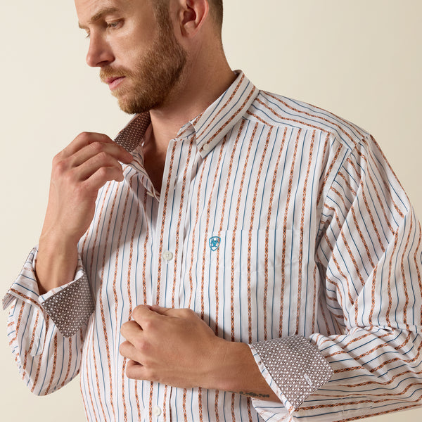 Ariat Men's Wrinkle Free Augustine Classic Fit Long Sleeve Shirt