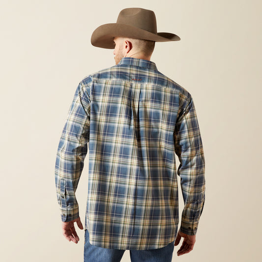 Ariat Pro Series Welch Classic Fit Shirt in Dark Blue