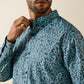 Ariat Phelps Classic Fit Shirt in Blue Elixir Paisley