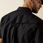 Ariat FrontierTough VentTEK Western Fitted Snap Shirt in Black