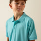 Ariat Youth AriatTEK Polo in Angel Blue