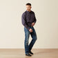 Ariat Wrinkle Free Briggs Classic Fit Shirt in Navy