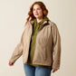 Ariat Logo Softshell Print Jacket in Faded Leopard