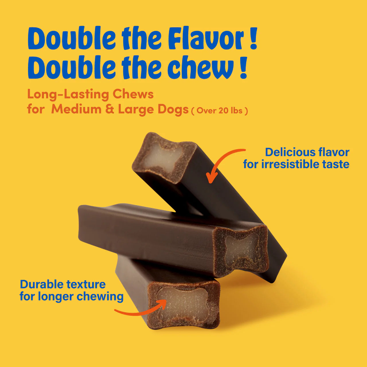 N-Bone Mega-Bone Single- Cheeseburger Flavor