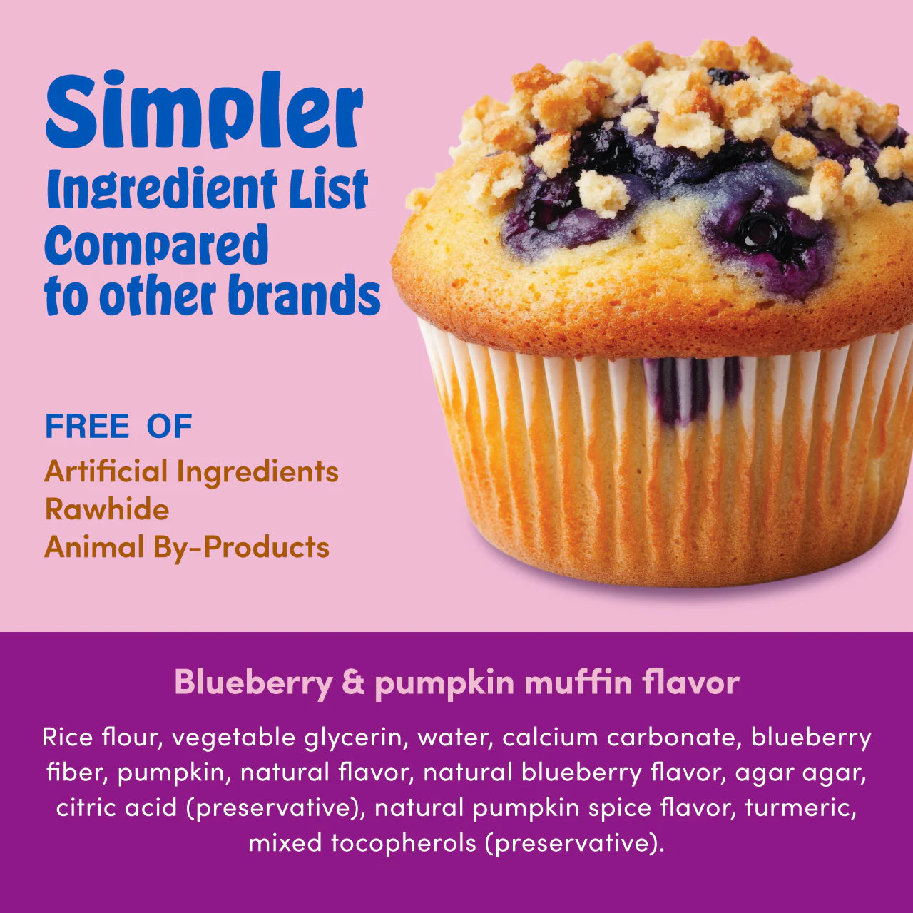 N-Bone Mega-Bone Single- Blueberry Pumpkin