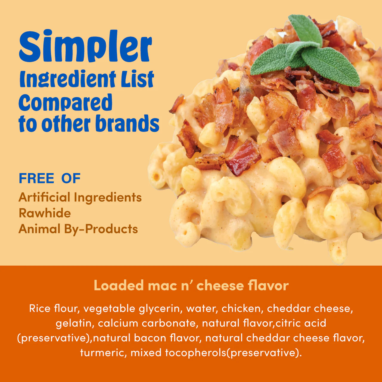 N-Bone® Mega-Bone Long-Lasting Chew- Mac n' Cheese Flavor