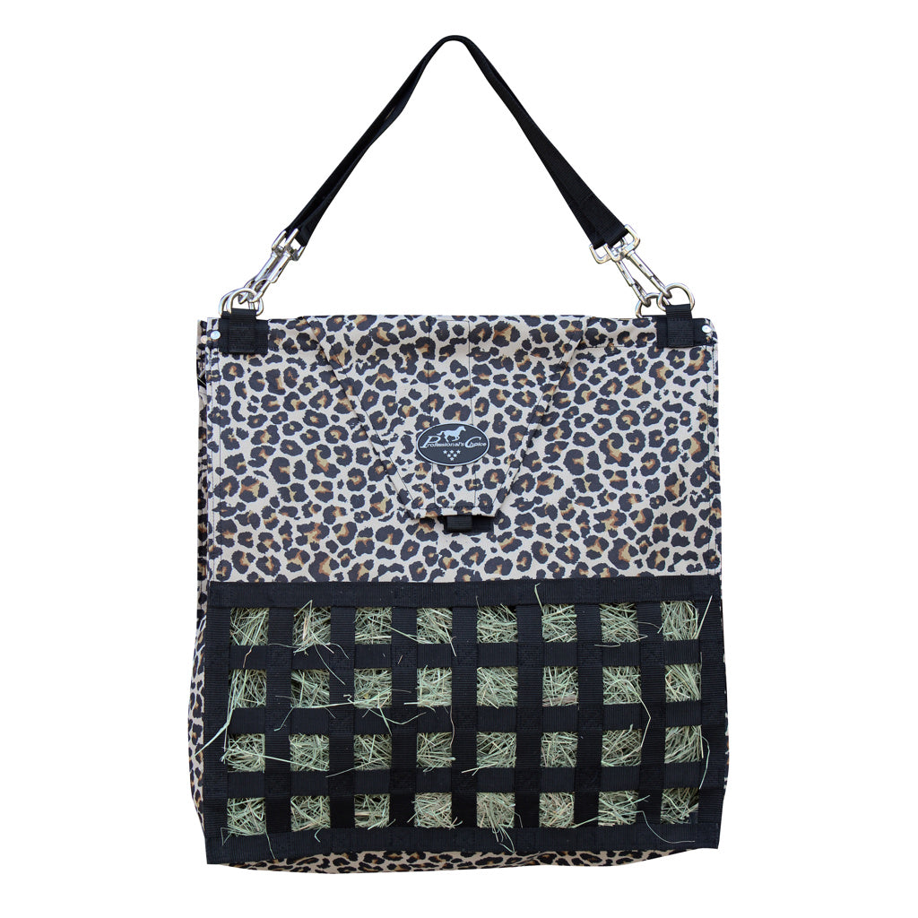 Professional's Choice Slowfeed Hay Bag in Cheetah