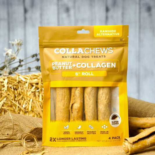 Collachew 6" Rolls-Peanut Butter
