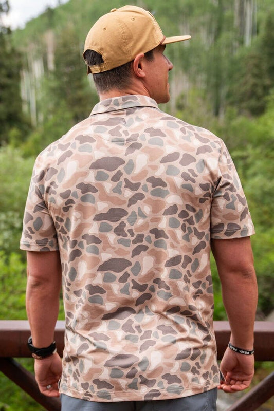 Burlebo Performance Polo in Pintail Camo