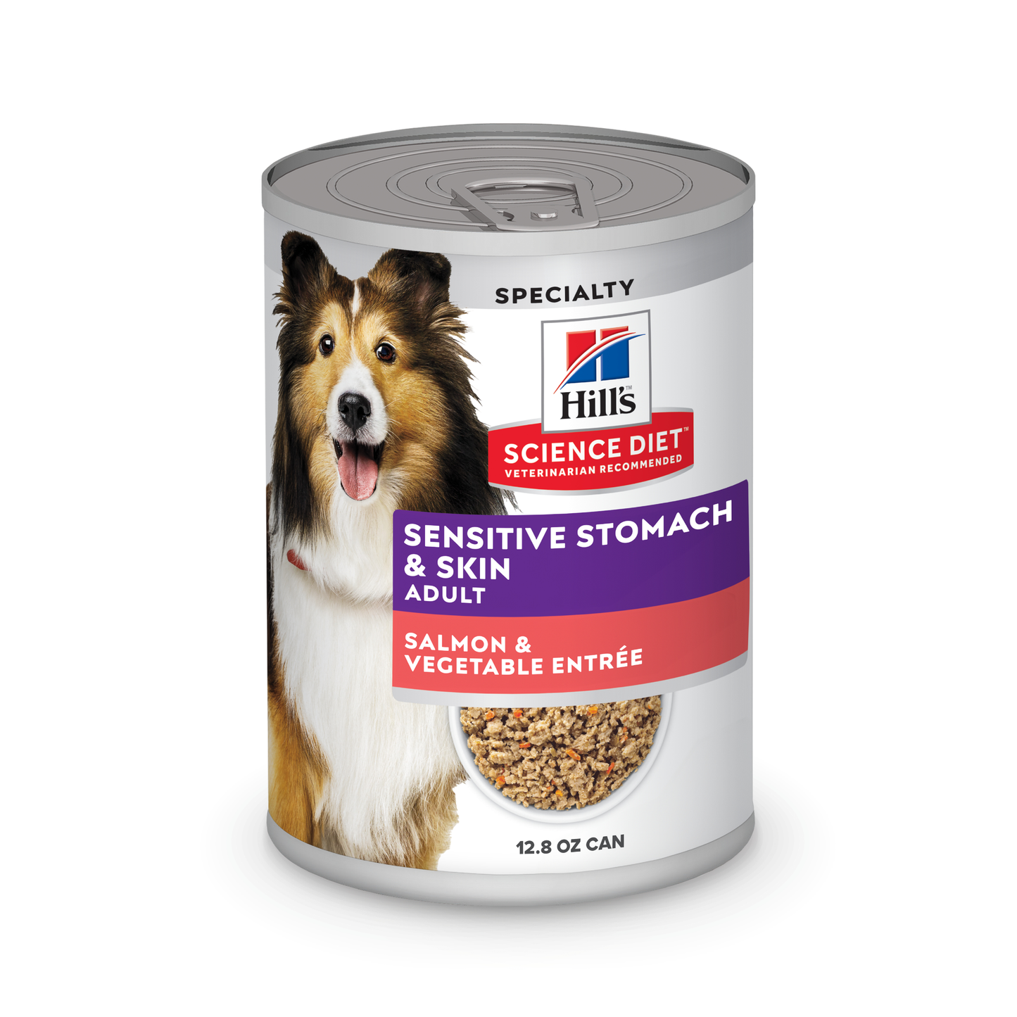 Hill's Science Diet Adult Sensitive Stomach & Skin Salmon & Vegetable Entrée Dog Food