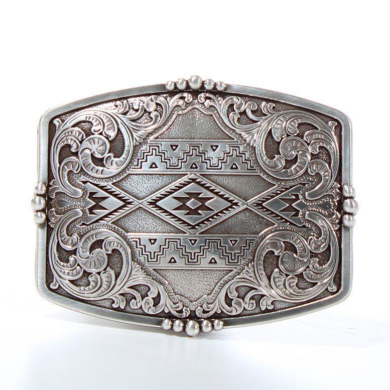 Nocona Aztec Floral Buckle