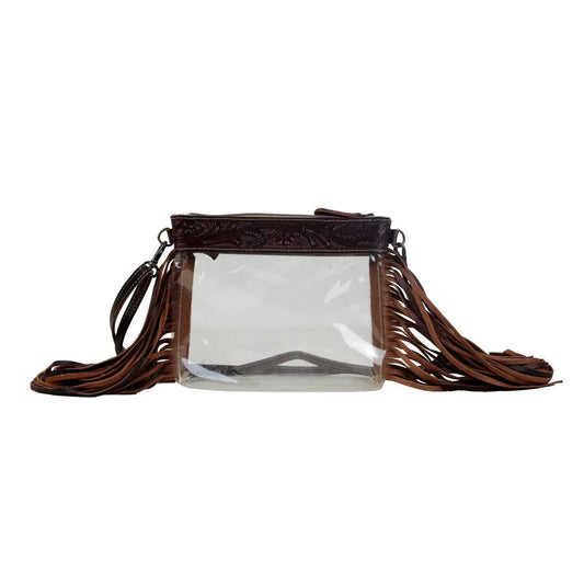 Myra Intricate Clear Bag