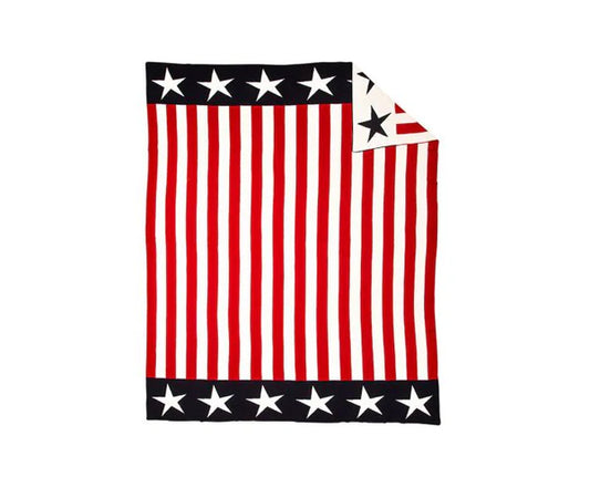 American Flag Throw Blanket